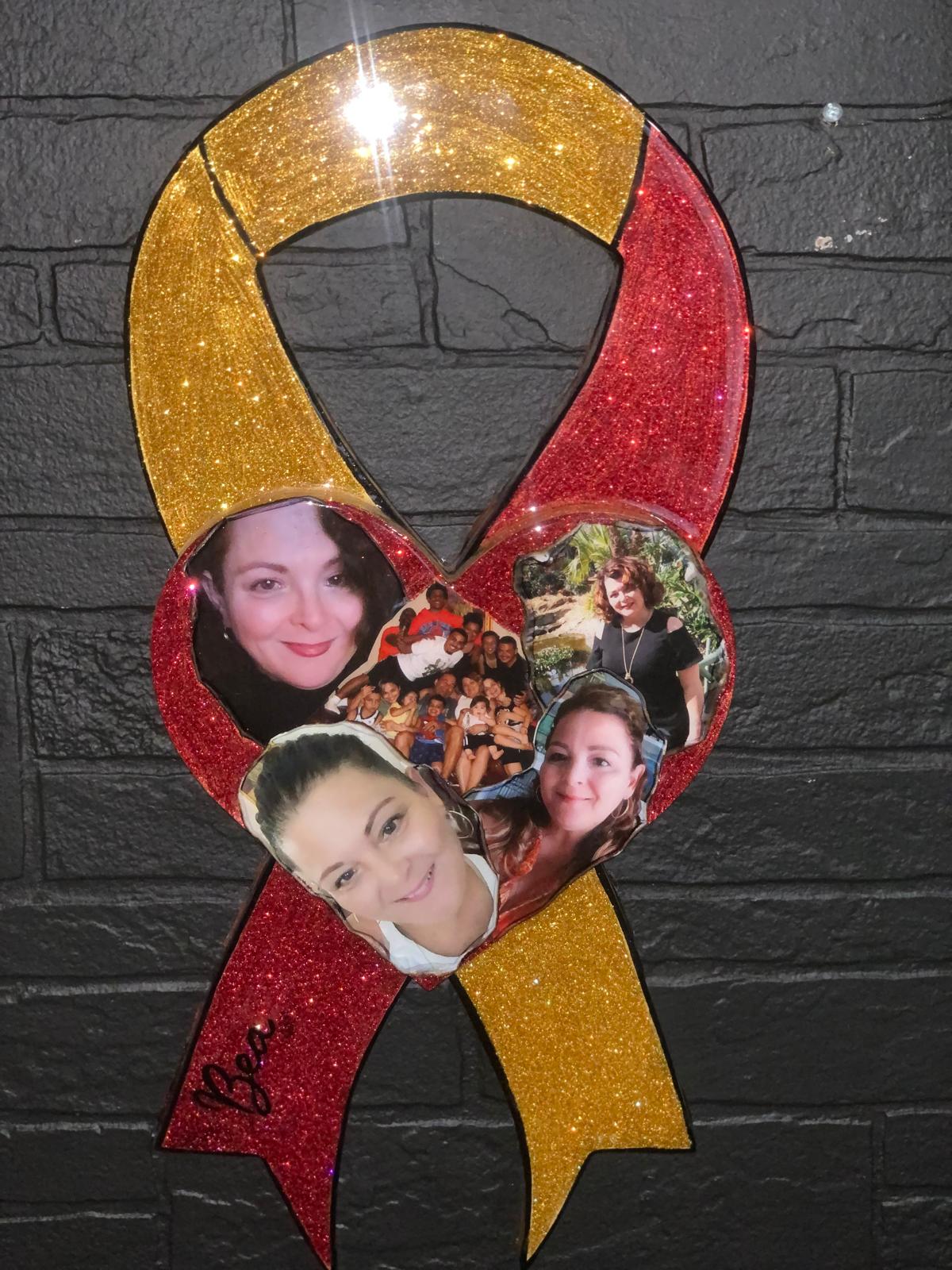 Custom Awareness Ribbon Art – Handmade Tribute