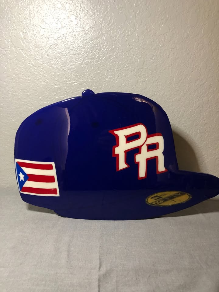 Island Beauty: Handcrafted Puerto Rico Wood Carved Cap