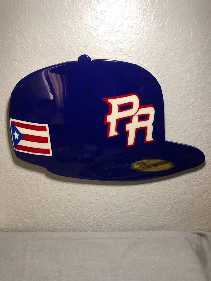 Island Beauty: Handcrafted Puerto Rico Wood Carved Cap